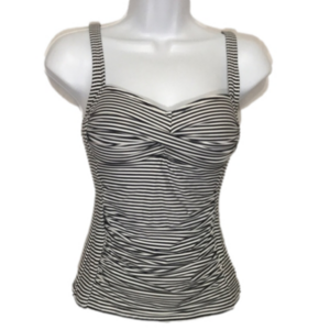 Bond-Eye Australia Striped Swim Top Size 4